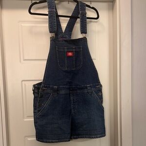 Dickies Denim Overall Shorts